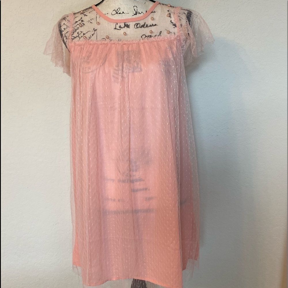 Very J Ballet Pink Shift Dress NWT